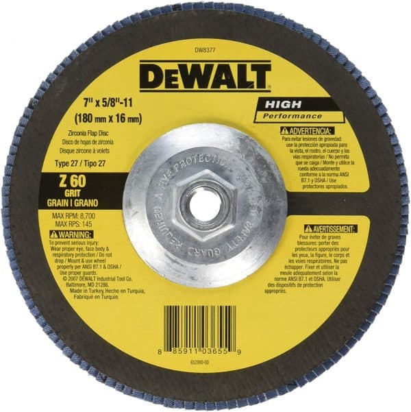 DeWalt DW8377 – Type 27 HP Flap Disc