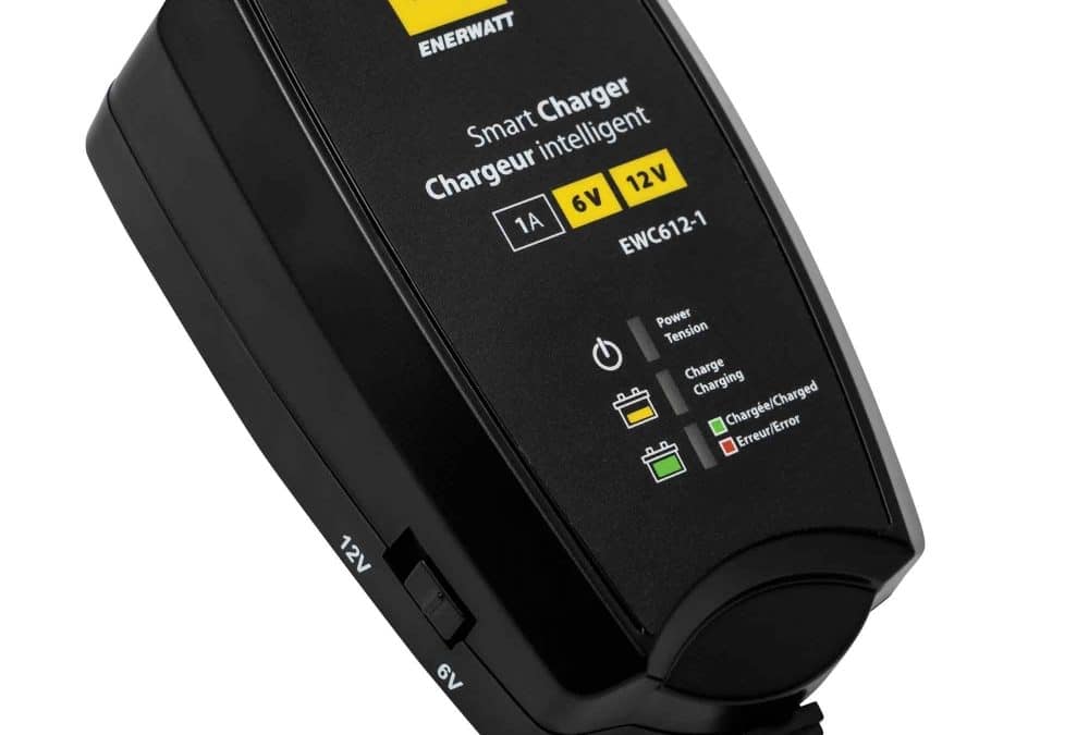 Enerwatt EWC612-1 – 6-12V 1A Smart Charger