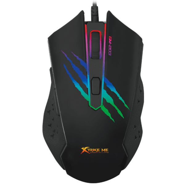 Xtrike Me GM-203 – Rainbow Wired Gaming Mouse -1