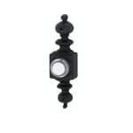 Bouton de sonnette noir illuminé