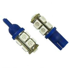 TR8097 – Pack of 2 Blue LED Light Wedge 194 168 2825 T10 9SMD