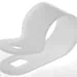 Attache pour câble 5/8" – Paquet de 100 – Blanc UC4