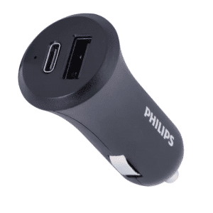 Chargeur USB double pour voiture – PHILIPS DLP2557/37