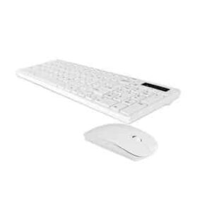 KB718+T29-WHT – Multimedia keyboard and wireless optical mouse  -1