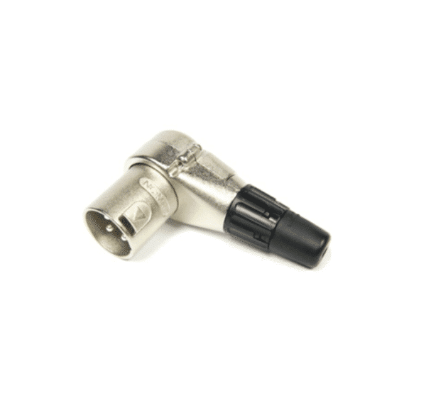 Connecteur XLR mâle 90º à 4 contacts – Neutrik NC4MRC