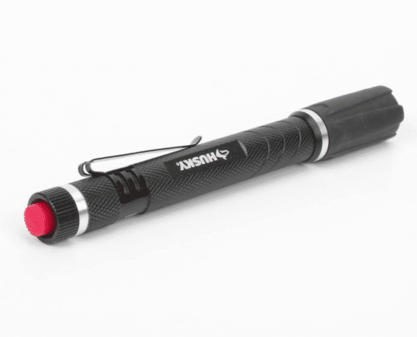 Husky 1001 594 674  – Aluminum LED Flashlight with Clip -2