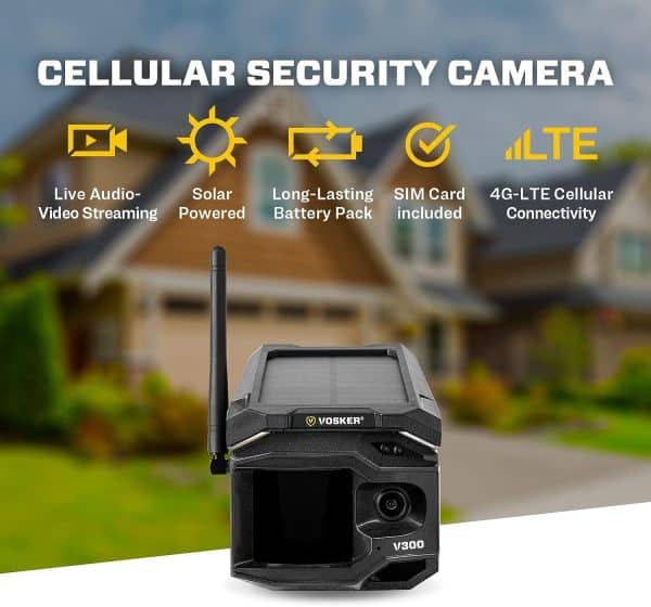 Vosker V150 LTE Solar Mobile Outdoor Security Camera
