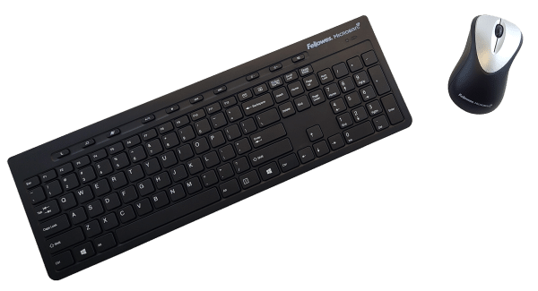 Wireless keyboard and mouse kit