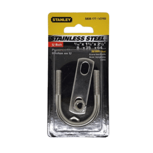 Boulon en U en acier inoxydable 5/16" x 1-3/8" x 2-1/2" – Stanley S838-177 – Plusieurs grandeurs de boulon disponible en ligne et en magasin