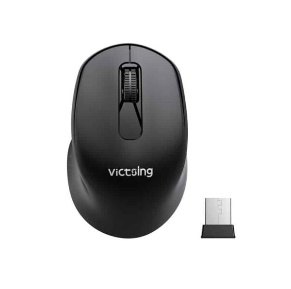 Souris sans-fil 2.4G noire – Victsing VTPC299AB