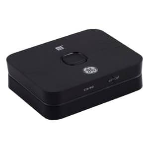 Bluetooth audio receiver - GE - Instantly makes your sound system and other audio devices Bluetooth compatible.