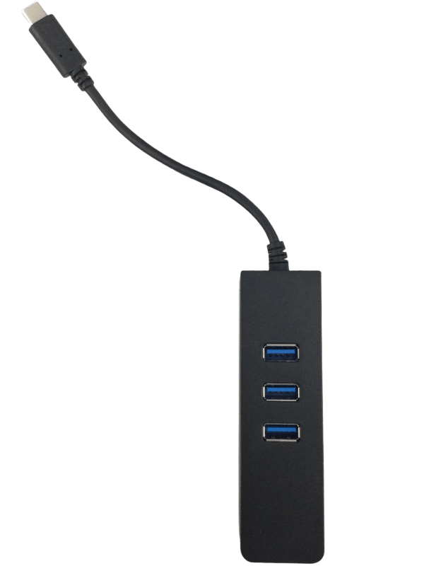 USB 3.1 TYPE C TO USB 3.0 3 PORT + ETHERNET ADAPTER