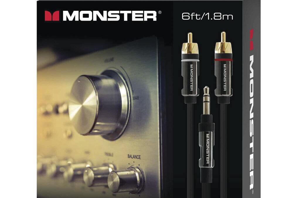 Monster 6ft RCA Audio Cable to 3.5mm