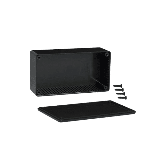Hammond Manufacturing 1591DSBK – 5.9" X 3.2" X 2.0" ABS Enclosure Box -1