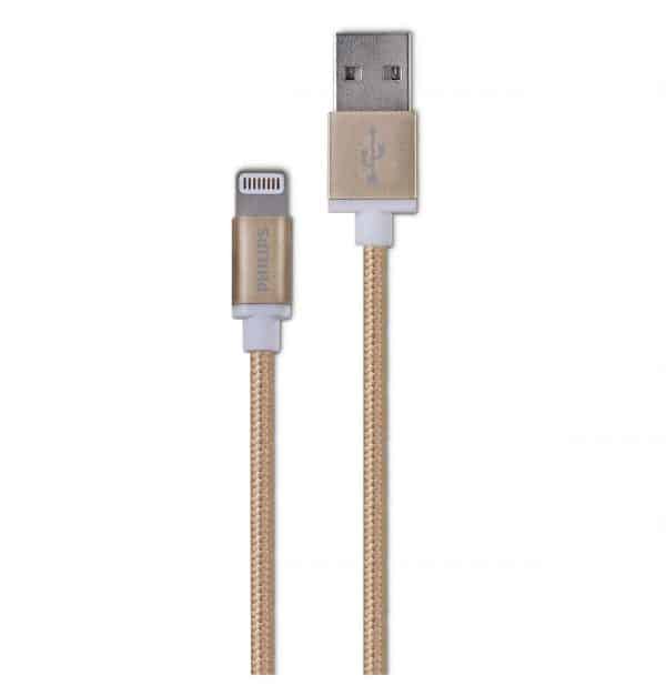 Câble rose pour iPhone Lightning vers USB – Philips DLC2508M/97