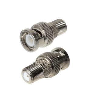 Adaptateur vidéo BNC mâle à type F coaxial