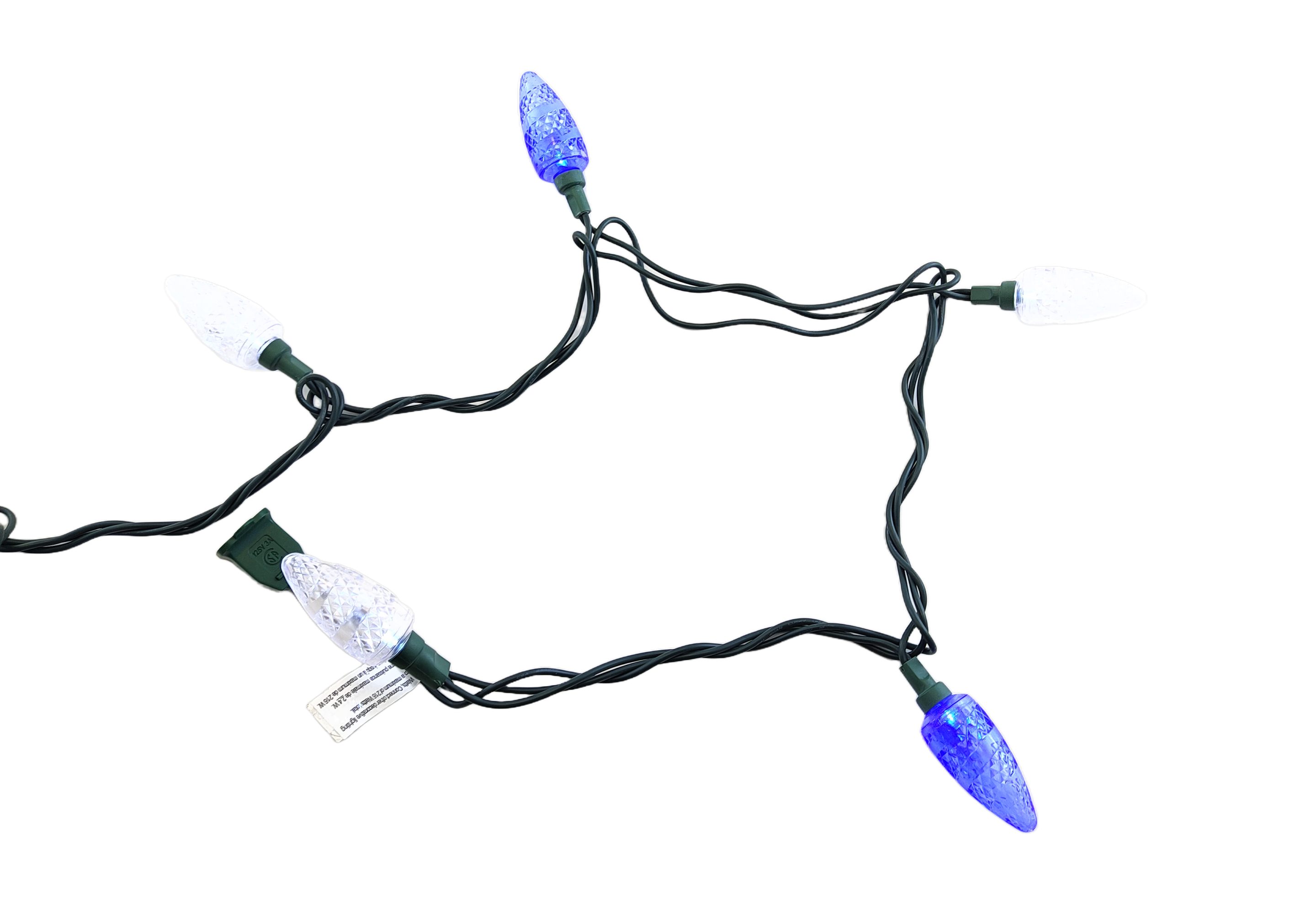 Cold White and Blue Christmas Light