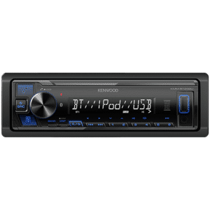 The Kenwood KMM-BT232U is a digital media receiver ideal for those looking to combine remarkable sound quality with modern connectivity and intuitive controls, all in a compact and functional design.