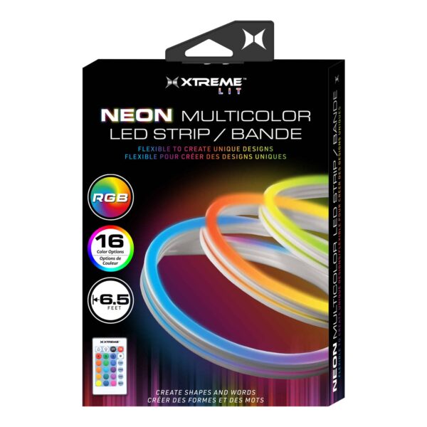 Néon DEL multicolore (RGB) 6.5 pieds