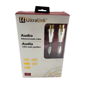 UAX4M - Câble audio XLR balancé 4 mètres - Ultralink - Autres modèles de câble XLR disponible en inventaire et sur notre site en ligne