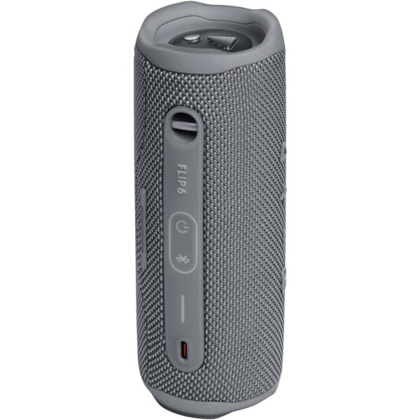 Découvrez le JBL Flip 6 : un haut-parleur portable étanche IP67 avec JBL Original Pro Sound, jusqu'à 12 heures d'autonomie, Bluetooth 5.1 et PartyBoost pour une expérience audio immersive où que vous soyez