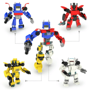 4-in-1 Transformer Robot - 504 Pieces