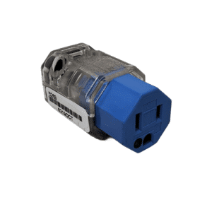 Connecteur femelle 15 A 125 V NEMA 5-15R de qualité hospitalière Leviton. Durable, sécurisé et facile à installer pour rallonges électriques.