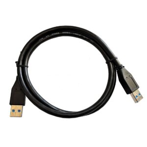 USB 3.0 Type A Male to Male Cable - 6 Feet - Black