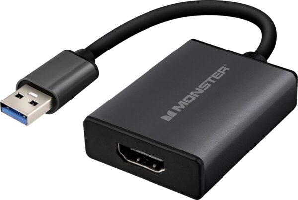 USB 3.0 vers HDMI Adapter, Prend en Charge jusqu'à 2K 1080P
