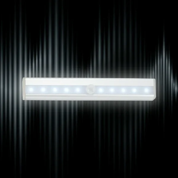 Barre lumineuse rechargeable de 7,2 pouces à LED activées par le mouvement