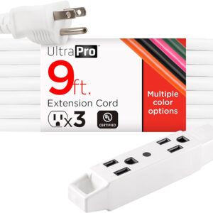 UltraPro 9 Ft Outdoor Extension Cord with 3 Outlets