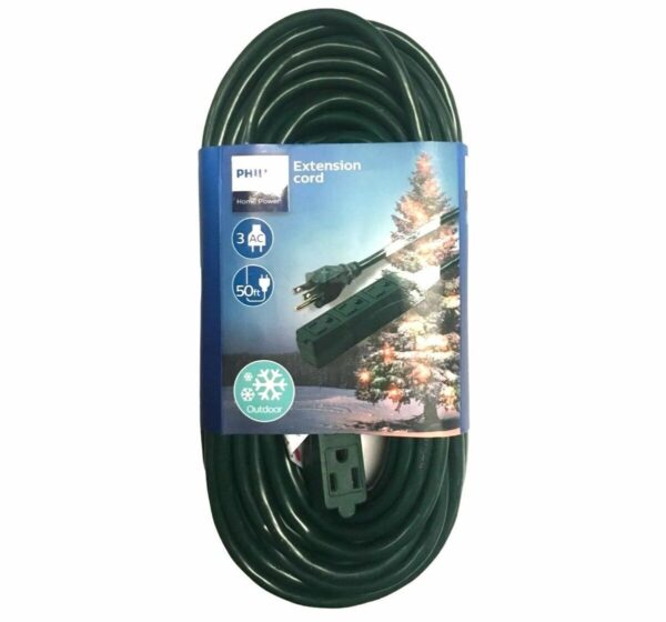 Extension 3-16 AWG 50ft Green