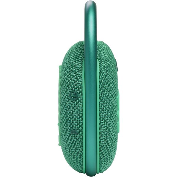 Découvrez le JBL Clip 4, enceinte portable au son JBL Original Pro Sound riche et aux basses percutantes. Design ultra-portable avec mousqueton intégré, étanche IP67 et jusqu'à 10 heures d'autonomie. Parfait pour tous vos déplacements.