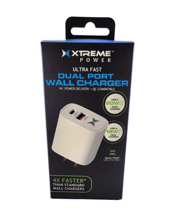 Ultra Fast Dual Port Wall Charger