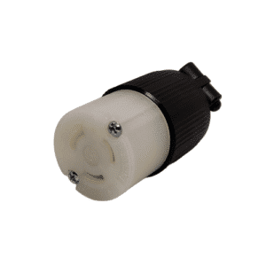 Connecteur verrouillable NEMA L6-15 15 A 250 V Twist Lock. Connexion sécurisée et durable pour équipements industriels et applications 250 V.