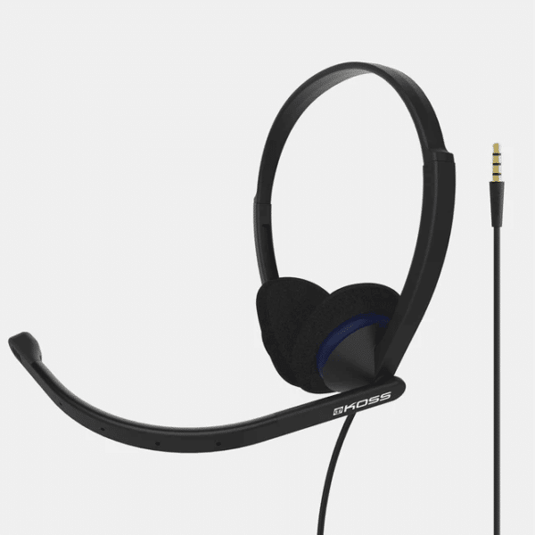 Discover the comfort and clarity of the Koss CS200i communication headset. Perfect for the office, online calls and language learning.