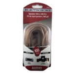 Fil de Haut-Parleurs 100 Pieds 24 AWG - ELS100 : Câble de haut-parleur de 100 pieds, gage 24 AWG, en cuivre avec isolation en PVC. Assure une conductivité optimale et une installation flexible pour une qualité audio claire. Garantie 1 an.