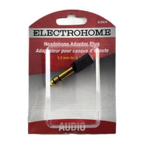 Adaptateur 3.5mm Femelle à 6.3mm Stéréo Mâle : Connectez facilement vos équipements audio avec des prises différentes grâce à cet adaptateur fiable et compact. Assure une conversion stable entre jack 3.5mm et 6.3mm.