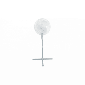 Discover the Impress Im-716w 16-inch pedestal fan with 90-degree oscillation and 3 speeds. Perfect for efficient air circulation in any space, with a modern design and sturdy aluminum construction.