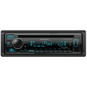 Découvrez le Kenwood KDC-BT382U : autoradio Bluetooth avec USB, entrée auxiliaire, tuner AM/FM, égaliseur 13 bandes, compatible Android et iOS, pour une expérience audio optimale en voiture.