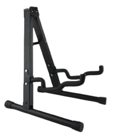 MSG-23 A Frame guitar stand: stable and durable, with non-slip glides. Foldable design, tilts 95°, perfect for guitars, basses, ukuleles and more. Lightweight, compact and easy to store.