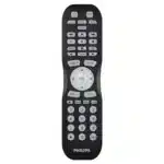 Philips SRP4221B/27 universal remote control for 4 devices, featuring a find-it function, backlighting, and multi-brand compatibility to optimize your multimedia experience.
