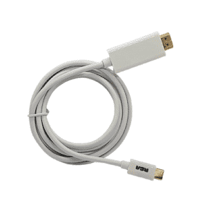 Câble USB-C 3.1 vers HDMI 6 pieds pour affichage Ultra HD 2160p – idéal pour connecter téléphones, tablettes ou ordinateurs à un écran HDMI.