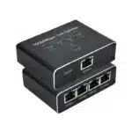 Répartiteur RJ45 Ethernet 1000 Mbps – partagez une prise réseau vers 4 appareils avec transmission simultanée stable et rapide. Alimentation USB Type-C incluse.