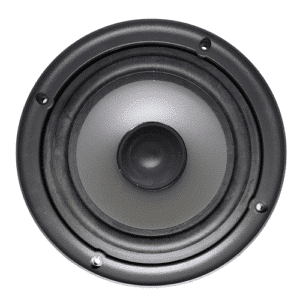 Woofer 6-1/2 pouces Acoustic Research 1210151-5, 6 ohms, châssis die cast. Idéal pour réparation et restauration d’enceintes hi-fi.