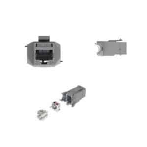 Connecteur modulaire RJ45 blindé Belden RV6MJKSME-S1 Cat6+ – REVConnect jack pour réseaux Ethernet haute performance.
