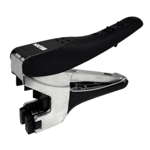 Outil de terminaison rapide Belden AX105566 pour connecteurs KeyConnect Cat5e & Cat6+, mécanique à levier ergonomique pour terminaisons efficaces.