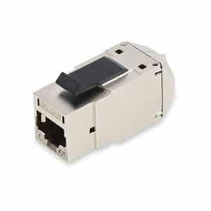 Connecteur modulaire RJ45 blindé Belden AX104596 CAT6+ – jack KeyConnect pour réseaux Ethernet hautes performances.