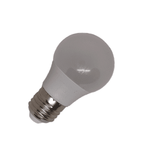 E26 12V DC warm white LED bulb, low consumption and long life. Ideal for RVs, boats, trailers and 12-volt lighting systems. 