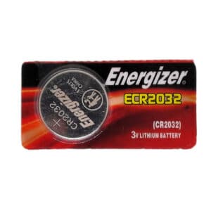 Energizer CR2032 3V lithium button cell, 1 piece, ideal for watches, calculators, electronic keys and small electronic devices.